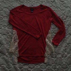 Pretty red top, small, rue21